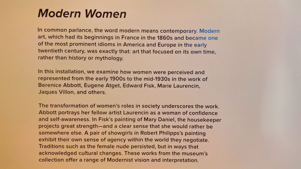 933 Modern Women Exhibit WP 20180318 12 49 09